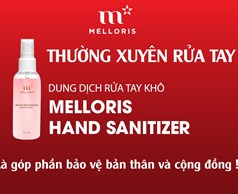 5 lý do bạn nên sử dụng dung dịch rửa tay khô Melloris Hand Sanitizer