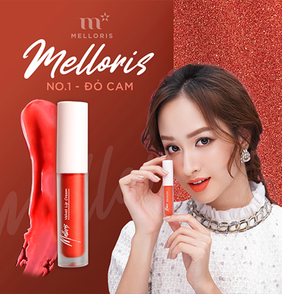 Son kem lỳ Melloris Velvet Lip Cream