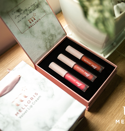 Combo Set 3 Son kem lỳ Melloris Velvet Lip Cream