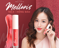 Melloris Velvet LipCream Hồng Đào #4